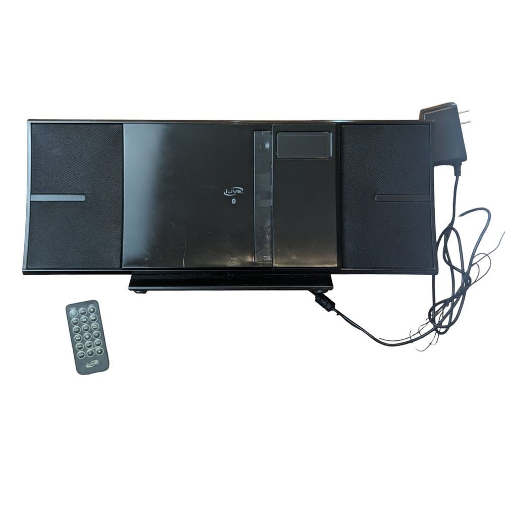 iLive Home Music System IHB603B Bluetooth CD FM Radio Built‎ In USB Port